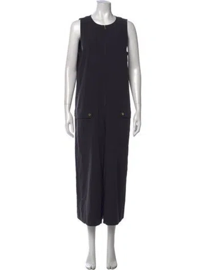Pre-owned Me+em Crew Neck Jumpsuit In Black