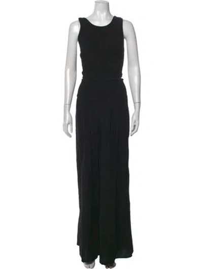 Pre-owned Me+em Crew Neck Jumpsuit In Black