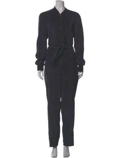 Pre-owned Me+em Crew Neck Jumpsuit In Gray