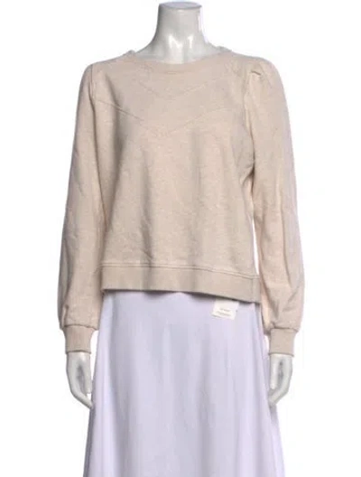 Pre-owned Me+em Crew Neck Long Sleeve Sweatshirt In Neutrals