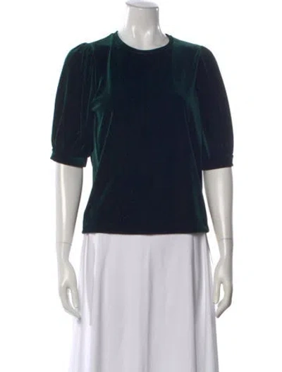 Pre-owned Me+em Crew Neck Short Sleeve Top In Black