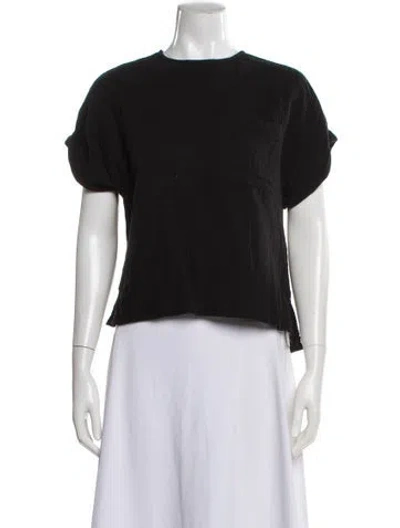 Pre-owned Me+em Crew Neck Short Sleeve Top In Gray