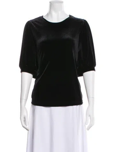 Pre-owned Me+em Crew Neck Short Sleeve Top W/ Tags In Black