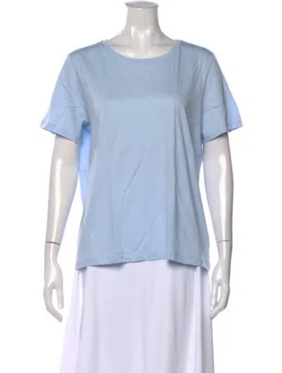 Pre-owned Me+em Crew Neck Short Sleeve T-shirt In Blue