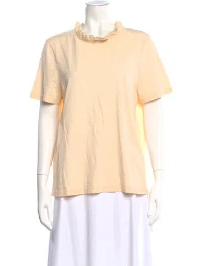 Pre-owned Me+em Crew Neck Short Sleeve T-shirt In Neutral