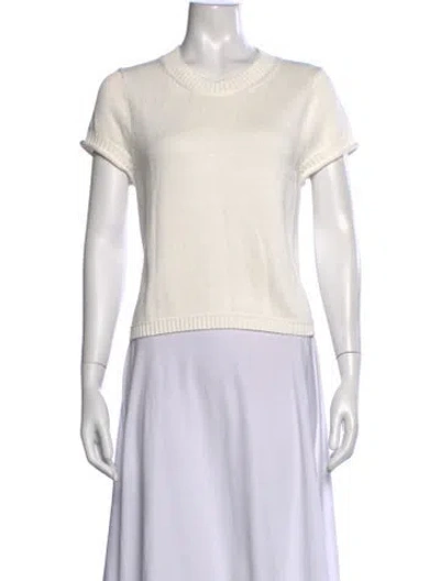 Pre-owned Me+em Crew Neck Short Sleeve T-shirt W/ Tags In Neutrals