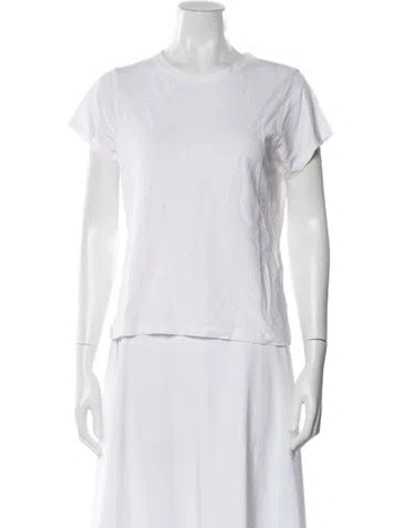 Pre-owned Me+em Crew Neck Short Sleeve T-shirt W/ Tags In White