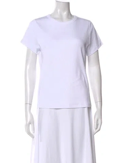 Pre-owned Me+em Crew Neck Short Sleeve T-shirt W/ Tags In White