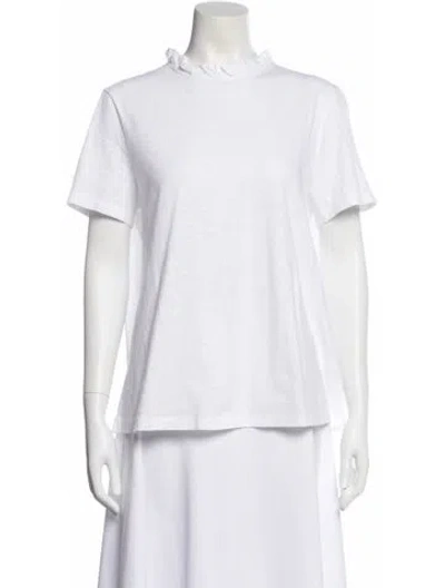 Pre-owned Me+em Crew Neck Short Sleeve T-shirt In White