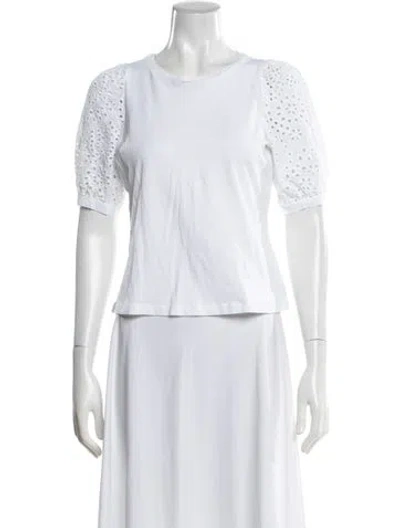 Pre-owned Me+em Crew Neck Short Sleeve T-shirt In White