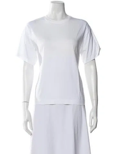 Pre-owned Me+em Crew Neck Short Sleeve T-shirt In White