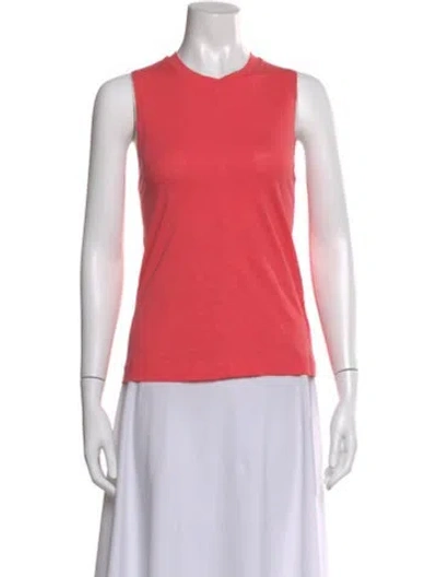 Pre-owned Me+em Crew Neck Sleeveless T-shirt In Pink