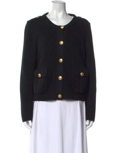 Pre-owned Me+em Crew Neck Sweater In Black
