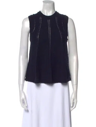 Pre-owned Me+em Crew Neck Sweater In Blue