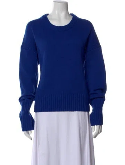 Pre-owned Me+em Crew Neck Sweater In Blue