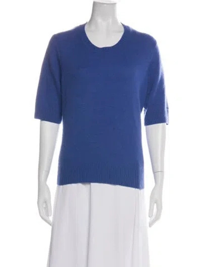 Pre-owned Me+em Crew Neck Sweater In Blue