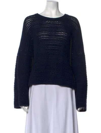 Pre-owned Me+em Crew Neck Sweater In Blue