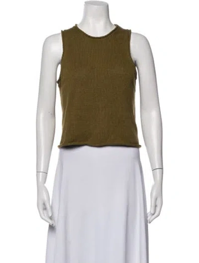 Pre-owned Me+em Crew Neck Sweater In Green