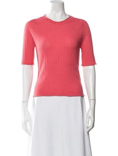 Pre-owned Me+em Crew Neck Sweater In Pink
