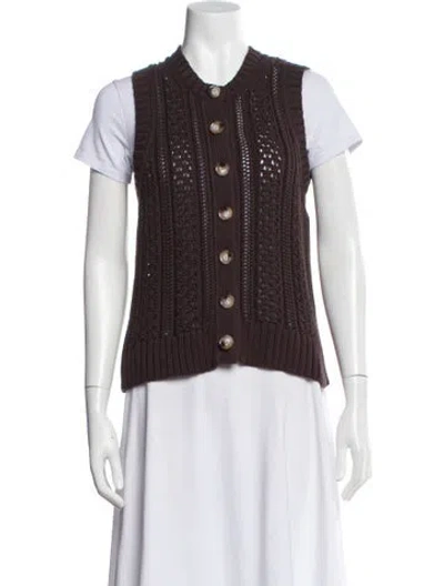 Pre-owned Me+em Crew Neck Sweater W/ Tags In Brown