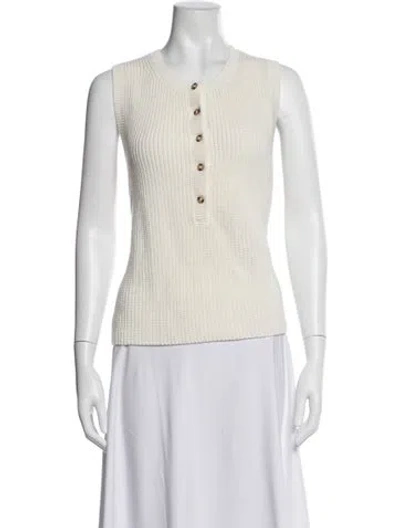 Pre-owned Me+em Crew Neck Sweater W/ Tags In White