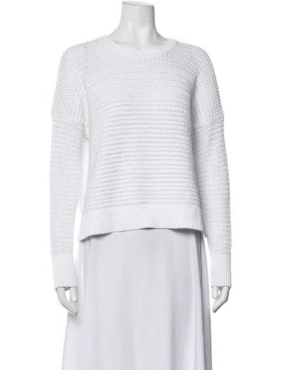 Pre-owned Me+em Crew Neck Sweater W/ Tags In White