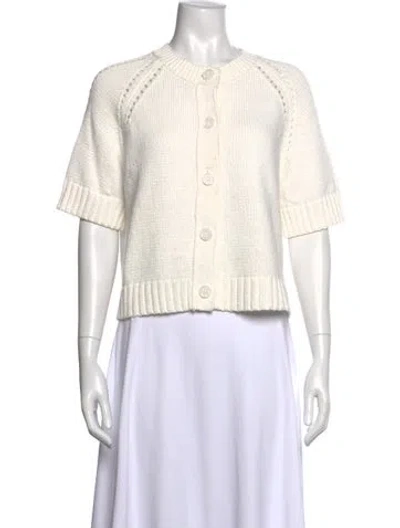Pre-owned Me+em Crew Neck Sweater In White