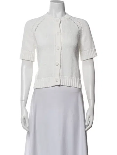 Pre-owned Me+em Crew Neck Sweater In White