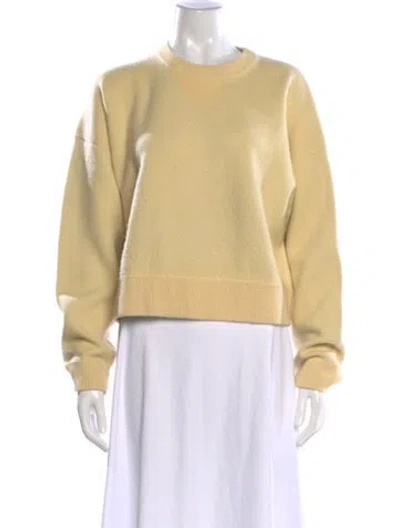 Pre-owned Me+em Crew Neck Sweater In Yellow