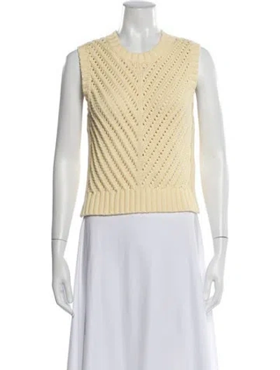 Pre-owned Me+em Crew Neck Sweater In Yellow
