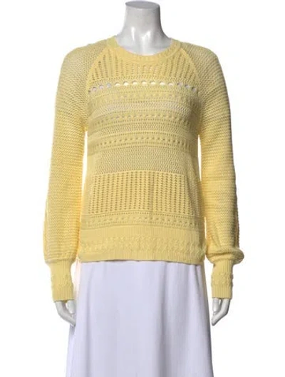 Pre-owned Me+em Crew Neck Sweater In Yellow
