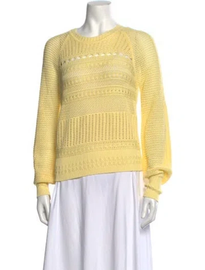 Pre-owned Me+em Crew Neck Sweater In Yellow