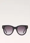 Me+em D Frame Sunglasses Black In Black