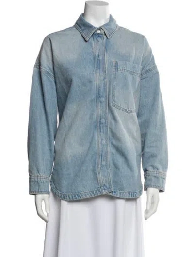 Pre-owned Me+em Denim Jacket In Blue