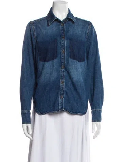 Pre-owned Me+em Denim Jacket In Blue