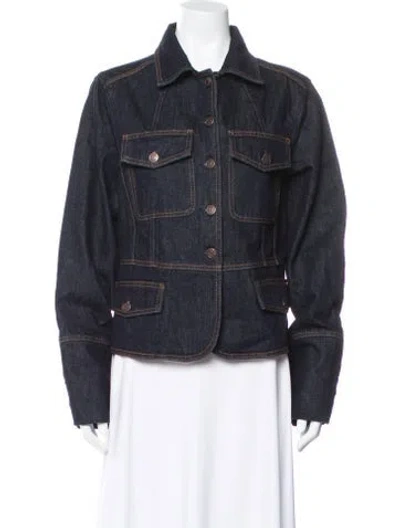 Pre-owned Me+em Denim Jacket W/ Tags In Black