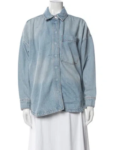 Pre-owned Me+em Denim Jacket W/ Tags In Blue