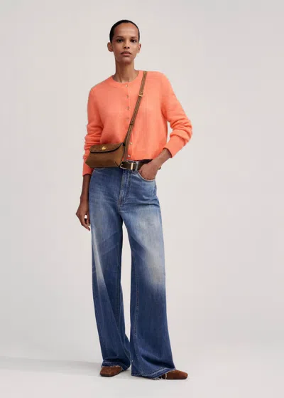 Me+em Distresses Authentic Mid-waist Baggy Jean In Winter Mid Wash