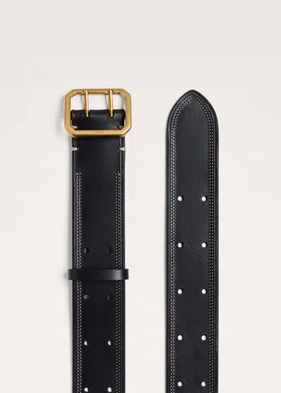 Me+em Double Prong Belt Black