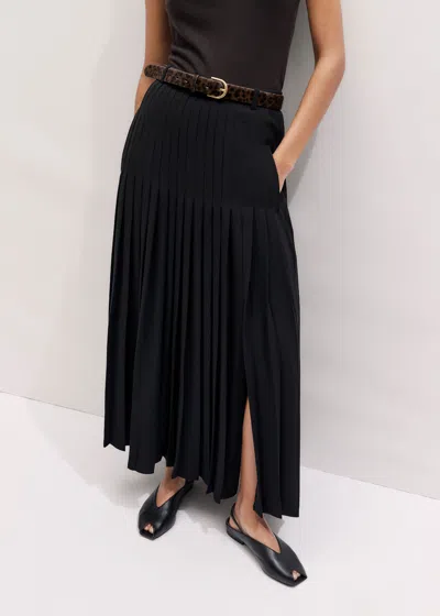 Me+em Dramatic Maxi Length Skirt Black