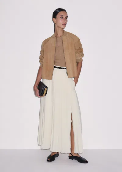 Me+em Dramatic Maxi Length Skirt Cream In White