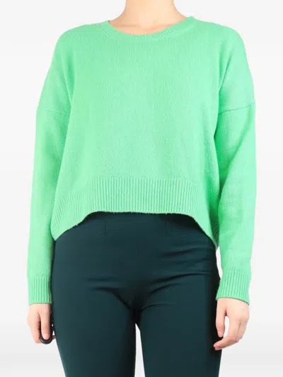 Pre-owned Me+em Drop-shoulder Cashmere Sweater In Green