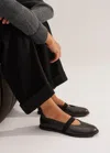 Me+em Elasticated Strap Mary Jane In Black