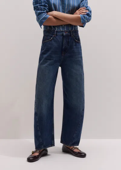 Me+em Engineered Barrel Jean Authentic Dark Wash
