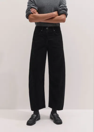 Me+em Engineered Barrel Trouser Black Wash