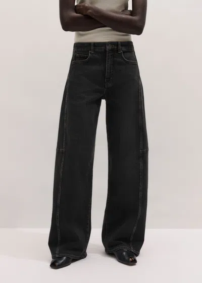Me+em Exaggerated Tapered Jean Black Wash