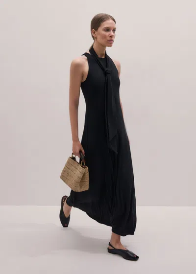 Me+em Fit And Flare Maxi Dress Black