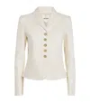 Me+em Fitted Cropped Jacket In White