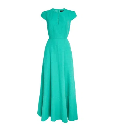 Me+em Floral Jacquard Maxi Dress In Green | ModeSens