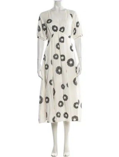 Pre-owned Me+em Floral Print Long Dress